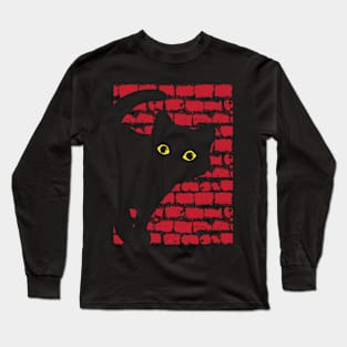 Black cat Long Sleeve T-Shirt